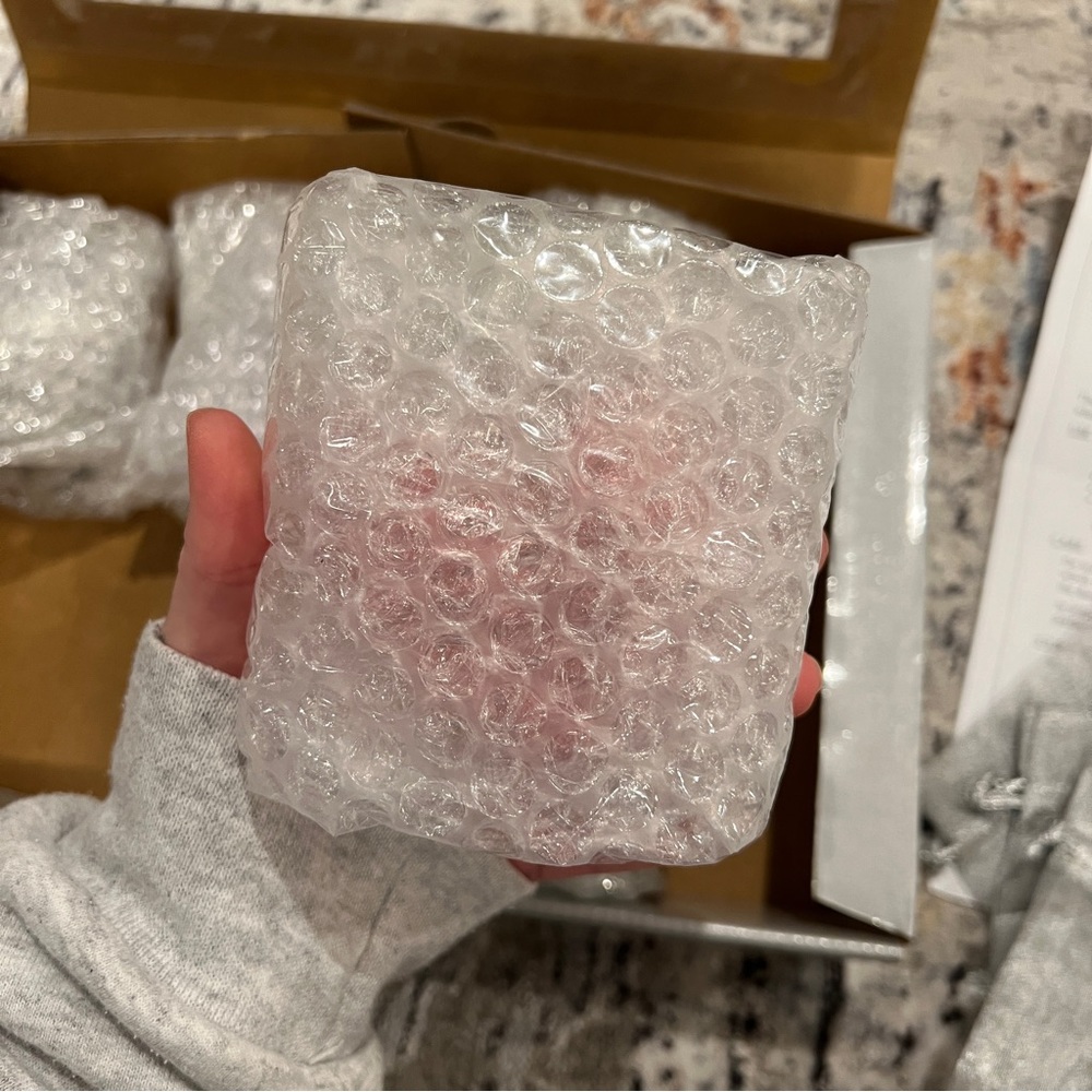 Mercury Glass Ornaments, set of 6 by Plow & Hearth with silvery ribbon - Picture 5 of 11